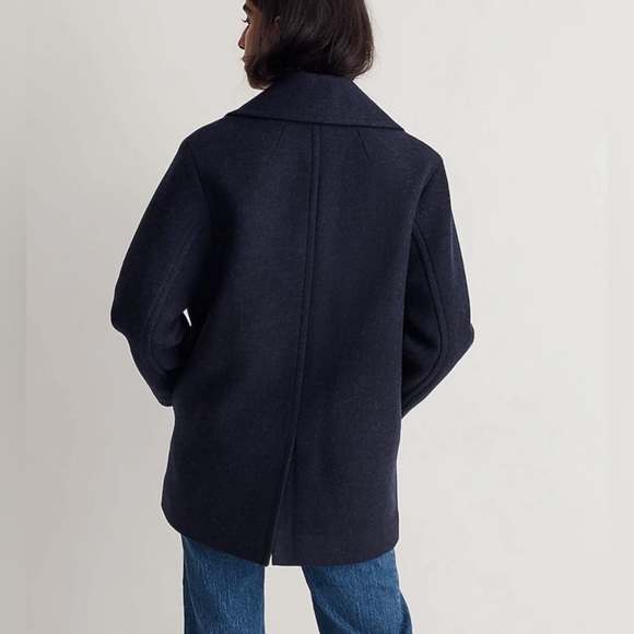 NEW Madewell Carville Oversized Peacoat in Insuluxe Fabric!!! - Picture 3 of 8